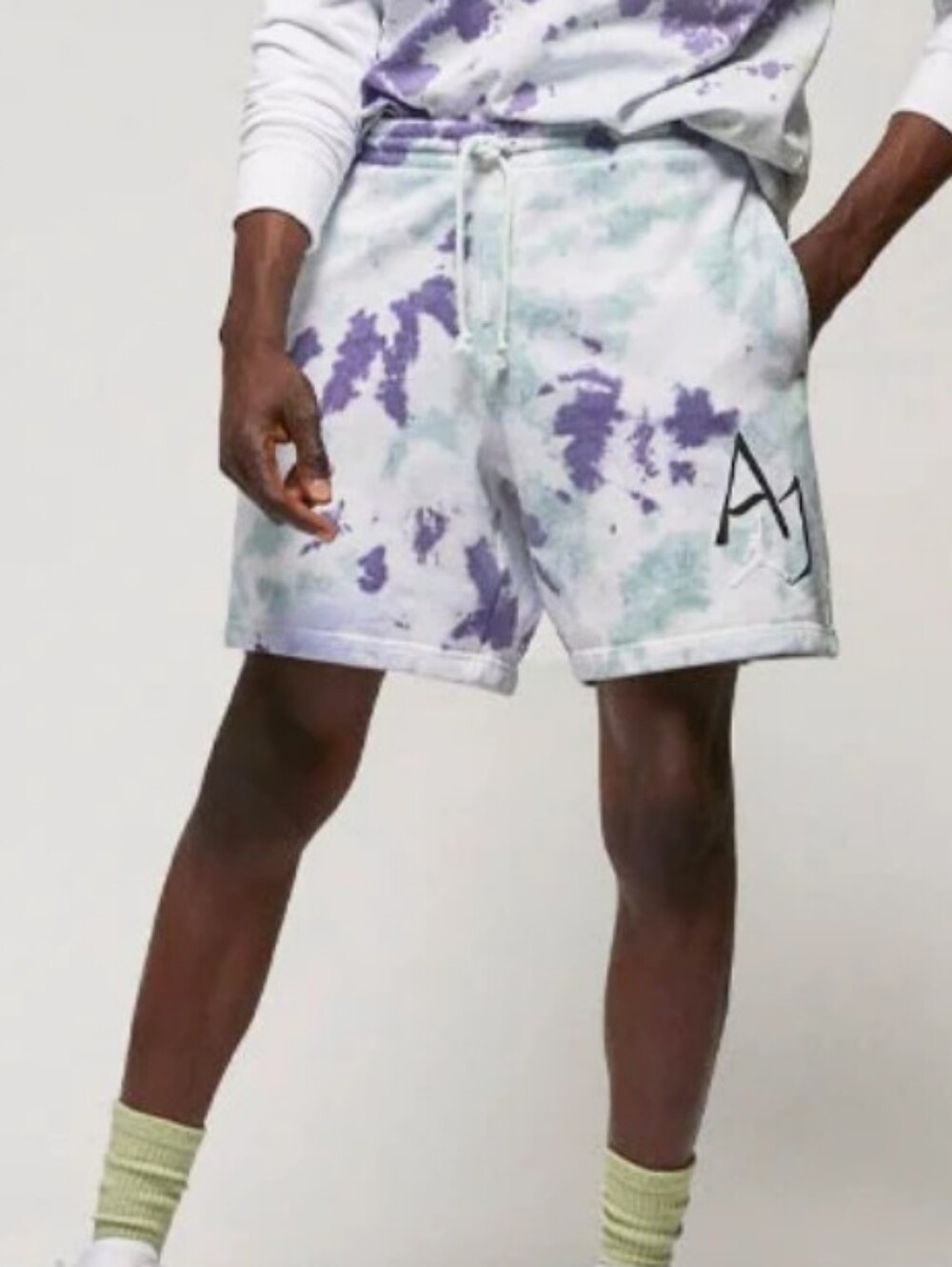 Air Jordan Tie Dye Essential Athletic Shorts Men's Size XL Cozy Comfy